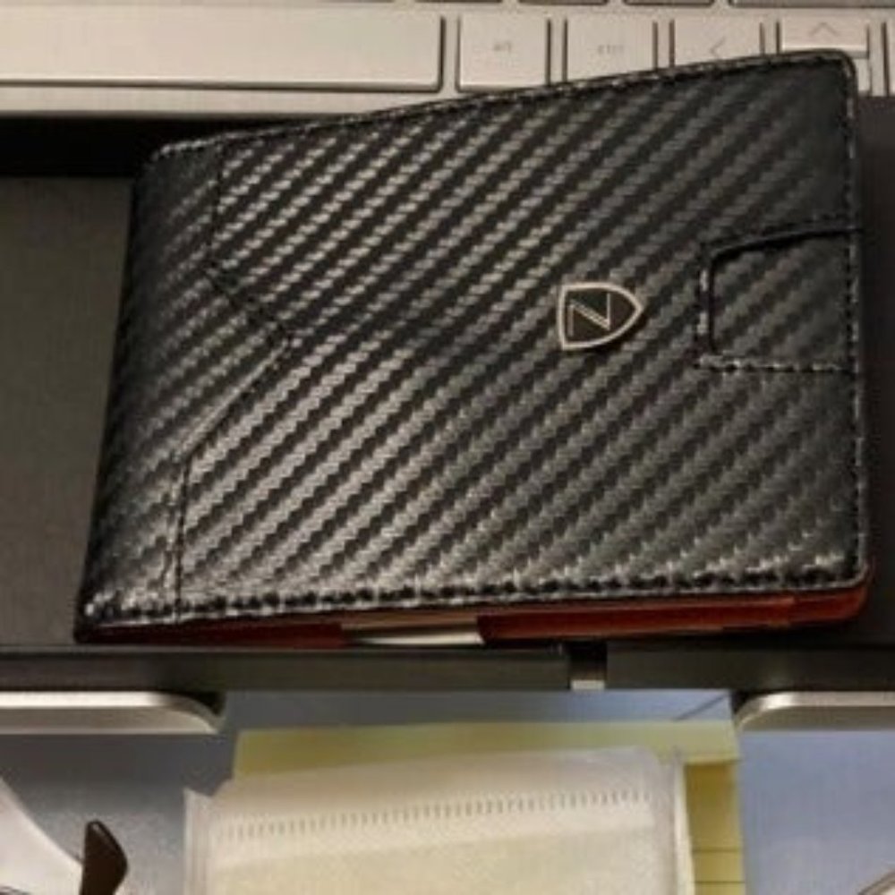 Slim Wallet for Men with Money Clip, Minimalist Front Pocket RFID Blocking